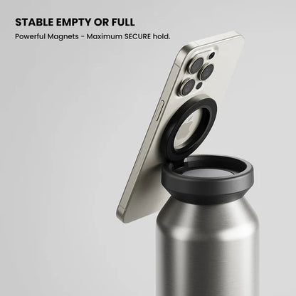 Sports Bottle with Magnetic Phone Holder